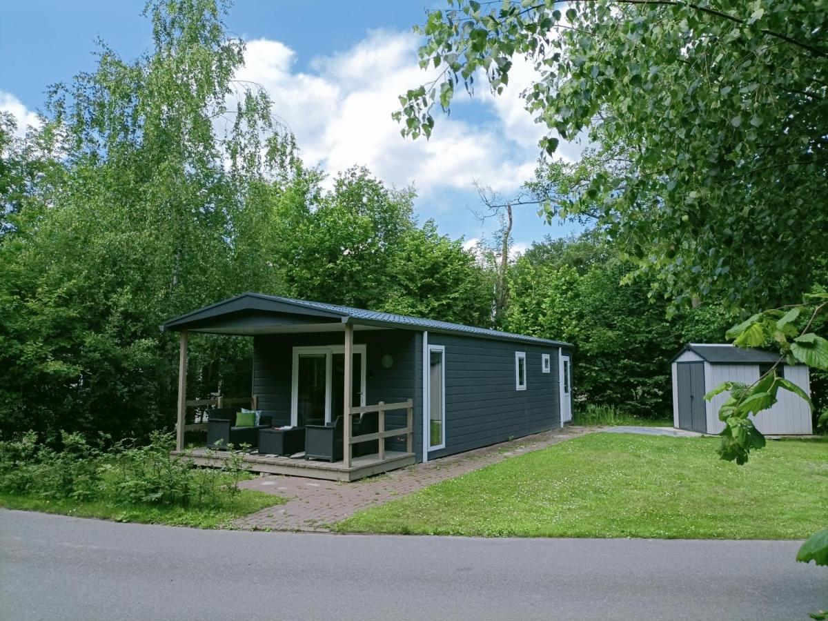 4P Chalet Tolve Met 4 Fietsen Vlakbij Natuurgebieden Drents Friese Wold, Fochteloerveen En Gevangenisdorp Veenhuizen 奥斯特沃尔德 外观 照片